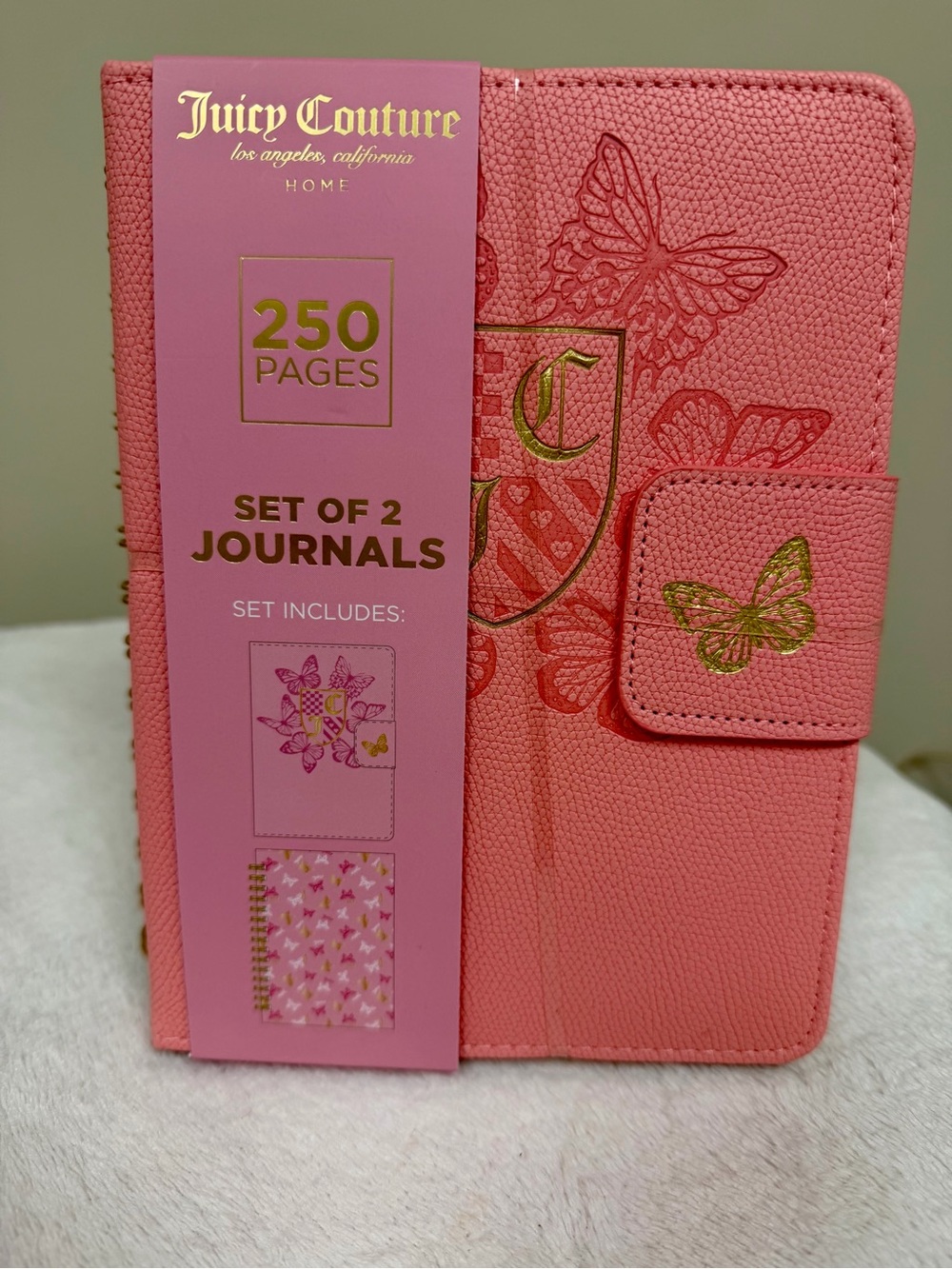Juicy Couture Set of 2 Journals